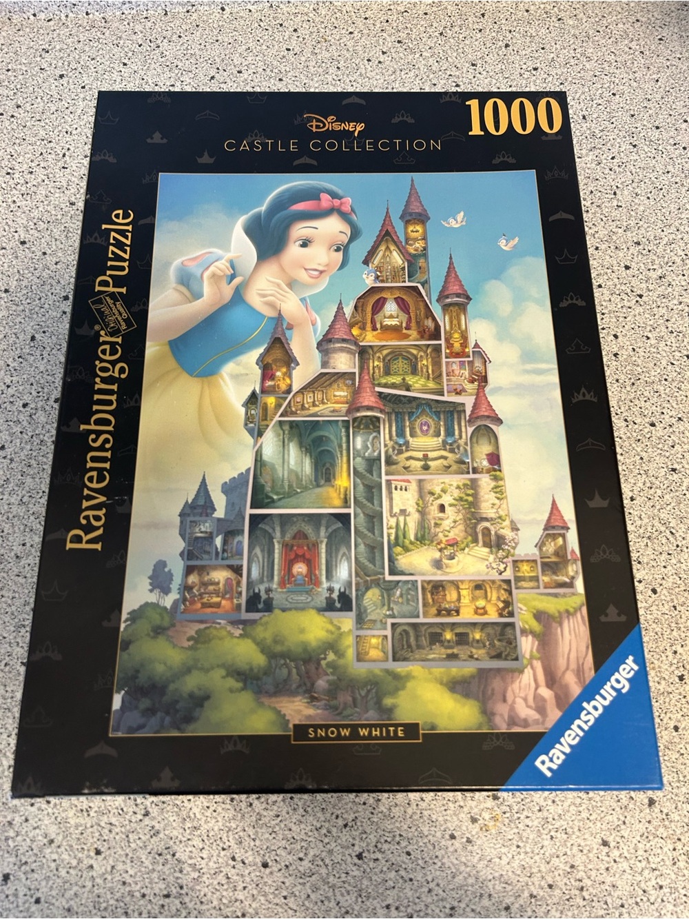 Disney Ravensburger 1000-Piece Puzzle Snow White - Blue, Black, Yellow